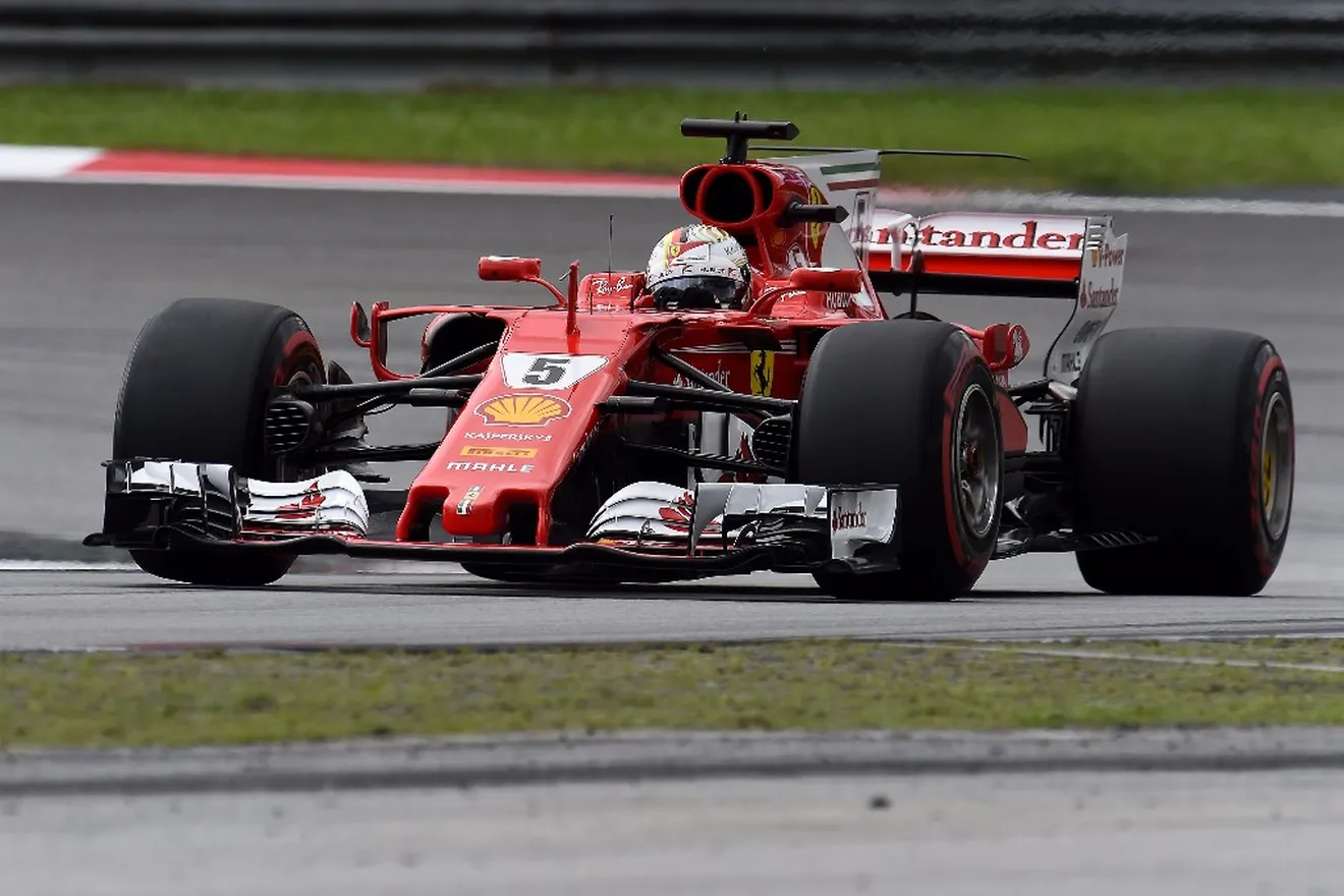 Vettel salva un fin de semana negro para Ferrari