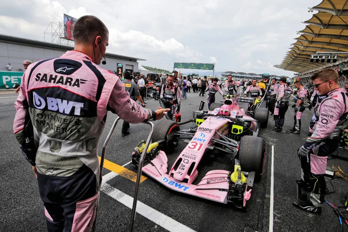 Force India acusa a sus rivales de incumplir el reglamento