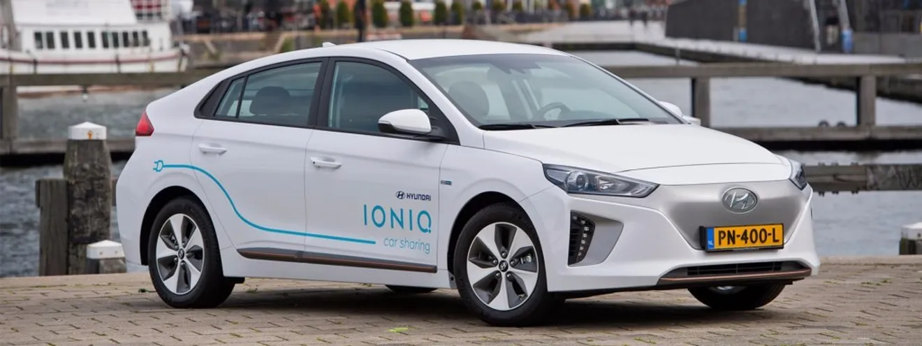 Hyundai inaugura su primer Car sharing en Amsterdam con el IONIQ