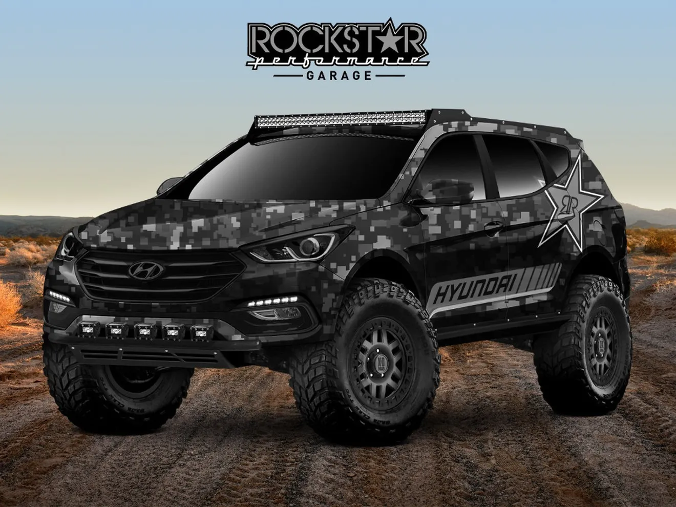 Hyundai presenta el Santa Fe Rockstar Energy Moab Extreme Concept