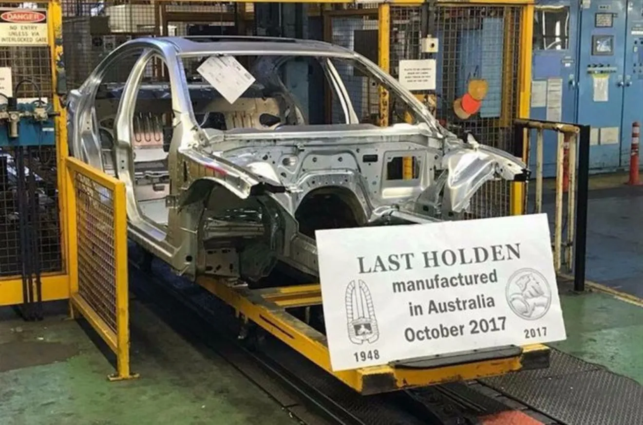 Último Holden fabricado en Australia