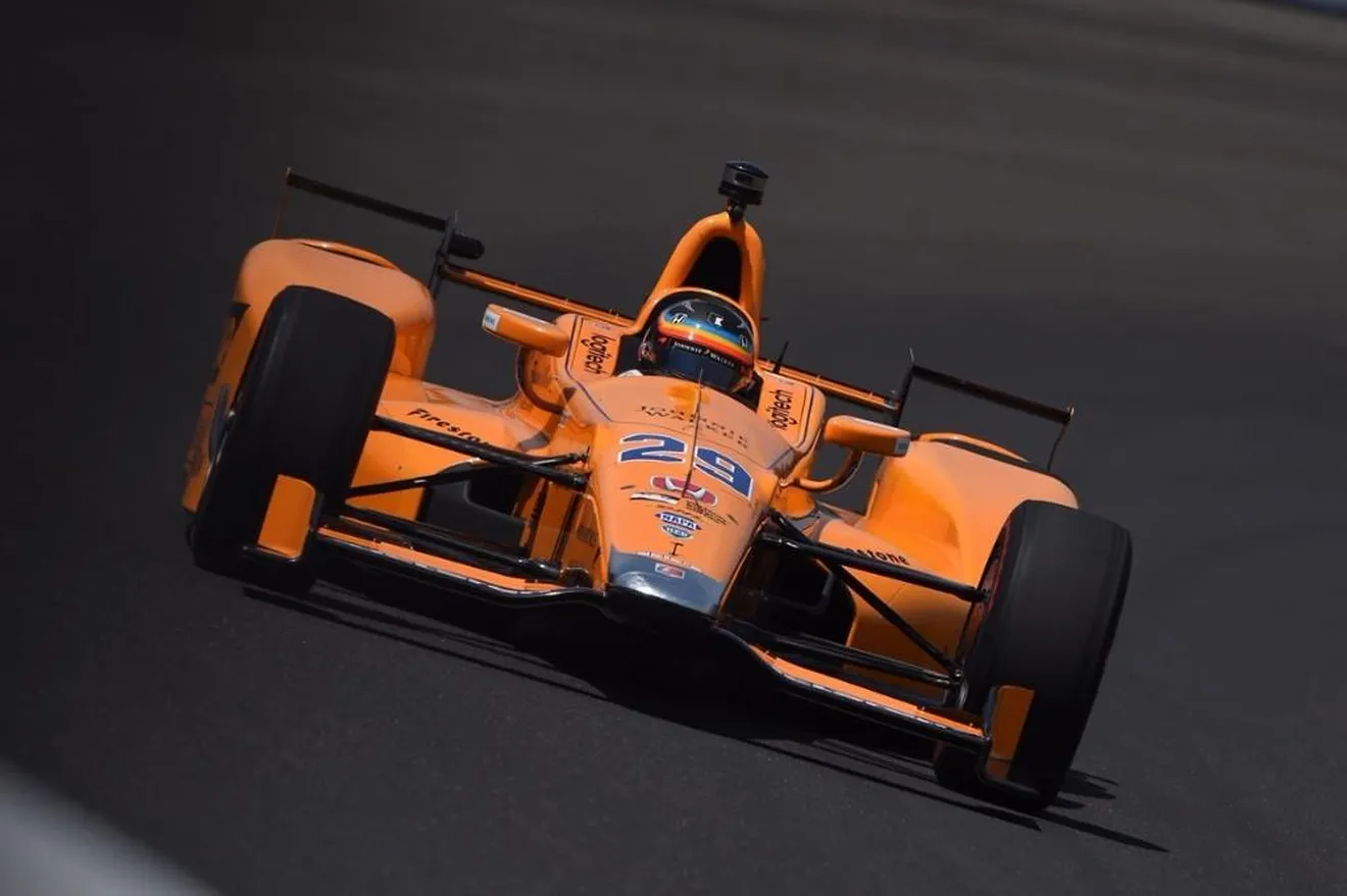 El naranja utilizado en Indianápolis, posible color para el McLaren-Renault de 2018