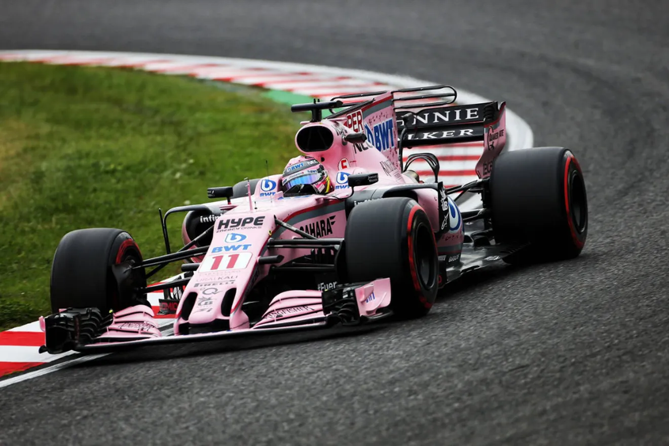 Tercera fila para Force India, Pérez esquiva la sanción