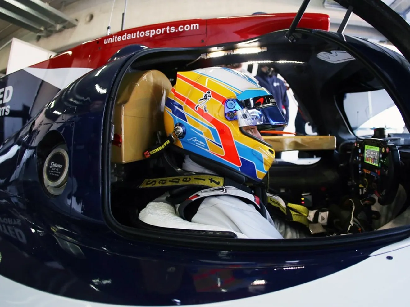 Alonso prueba en MotorLand el LMP2 de United Autosports 