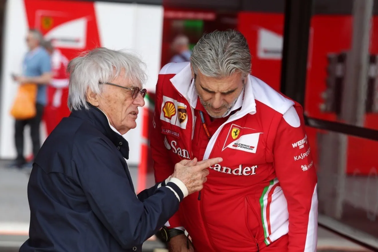 Ecclestone aconseja a Liberty que se tome en serio la amenaza de Ferrari