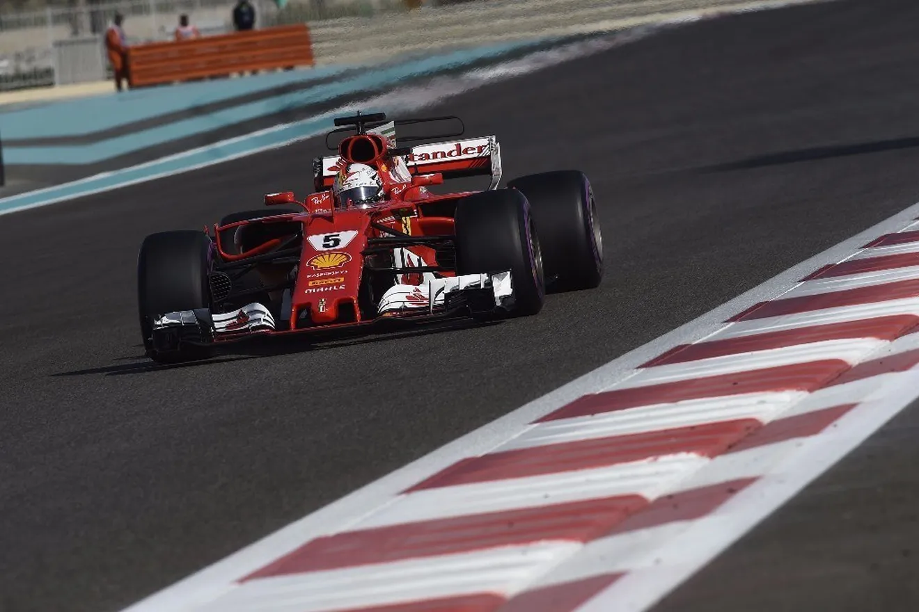 Vettel despide la temporada con el mejor tiempo en Yas Marina