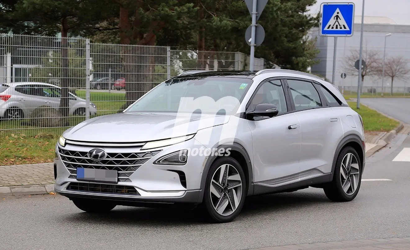 El nuevo SUV de Hyundai propulsado por hidrógeno, cazado al descubierto