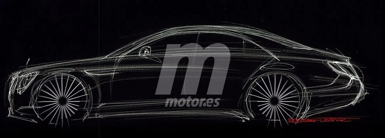 Exclusiva: primer boceto del futuro Mercedes Clase S