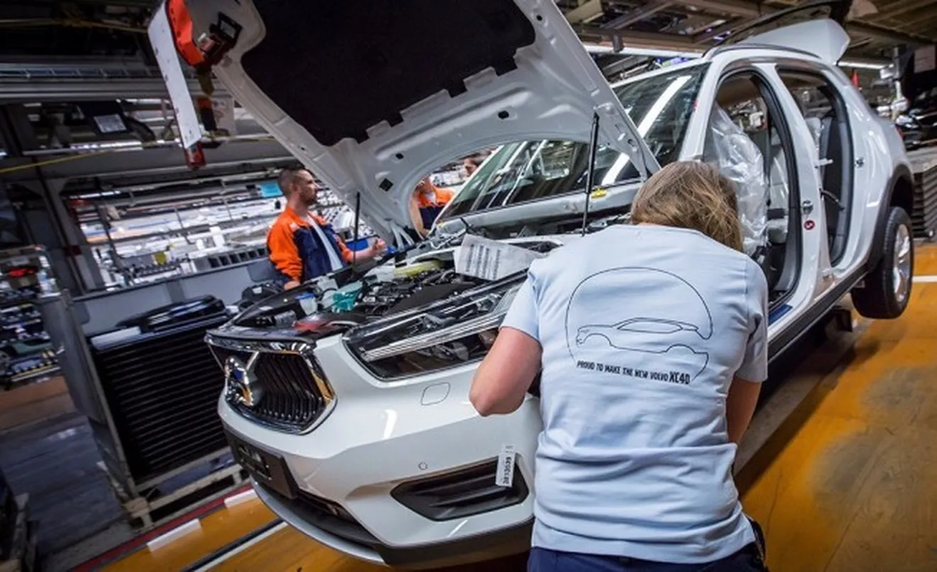 Producción del Volvo XC40