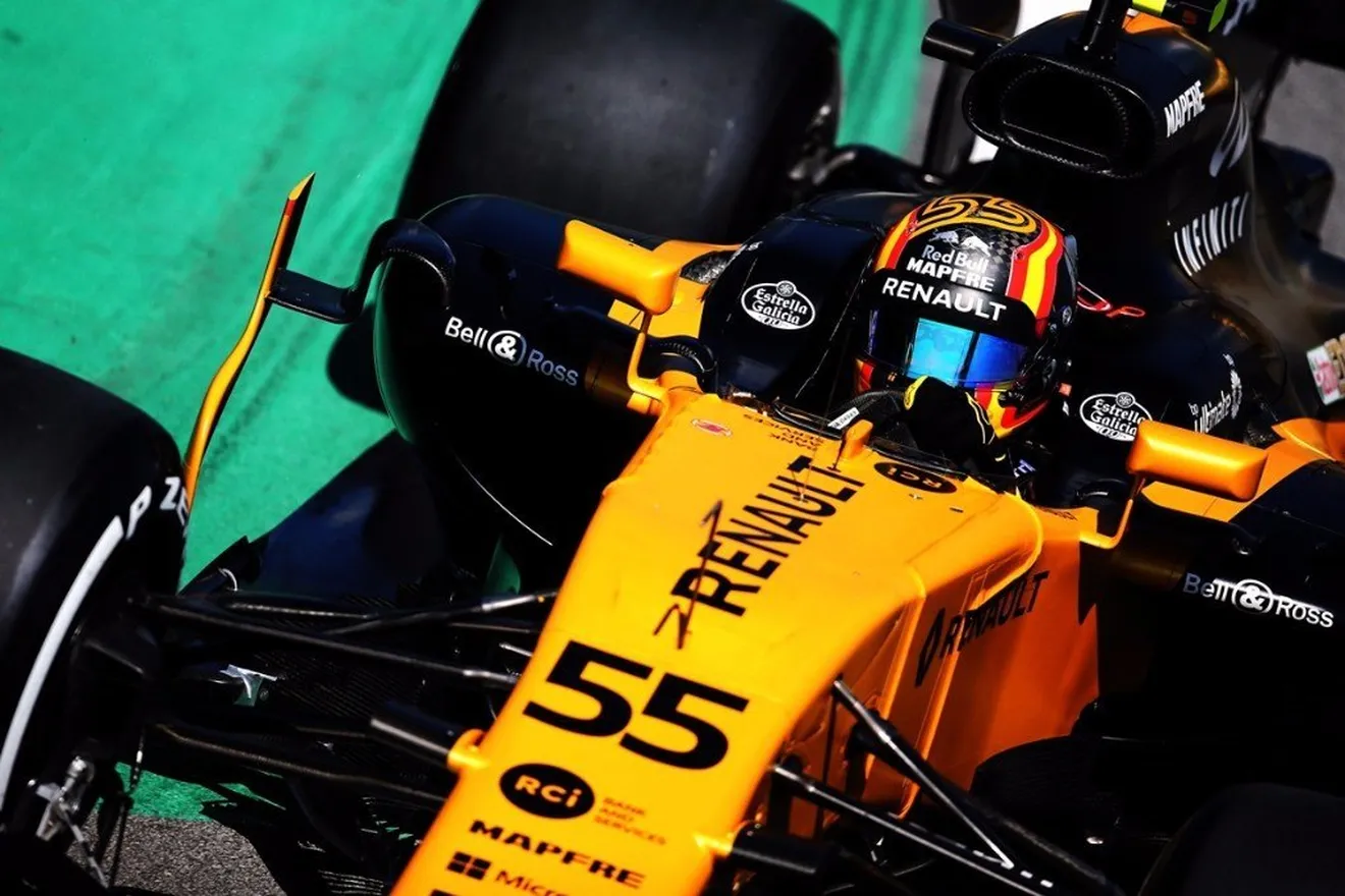 Sainz, optimista con su futuro en Renault: "Ya hay motores de 2018 en pista"