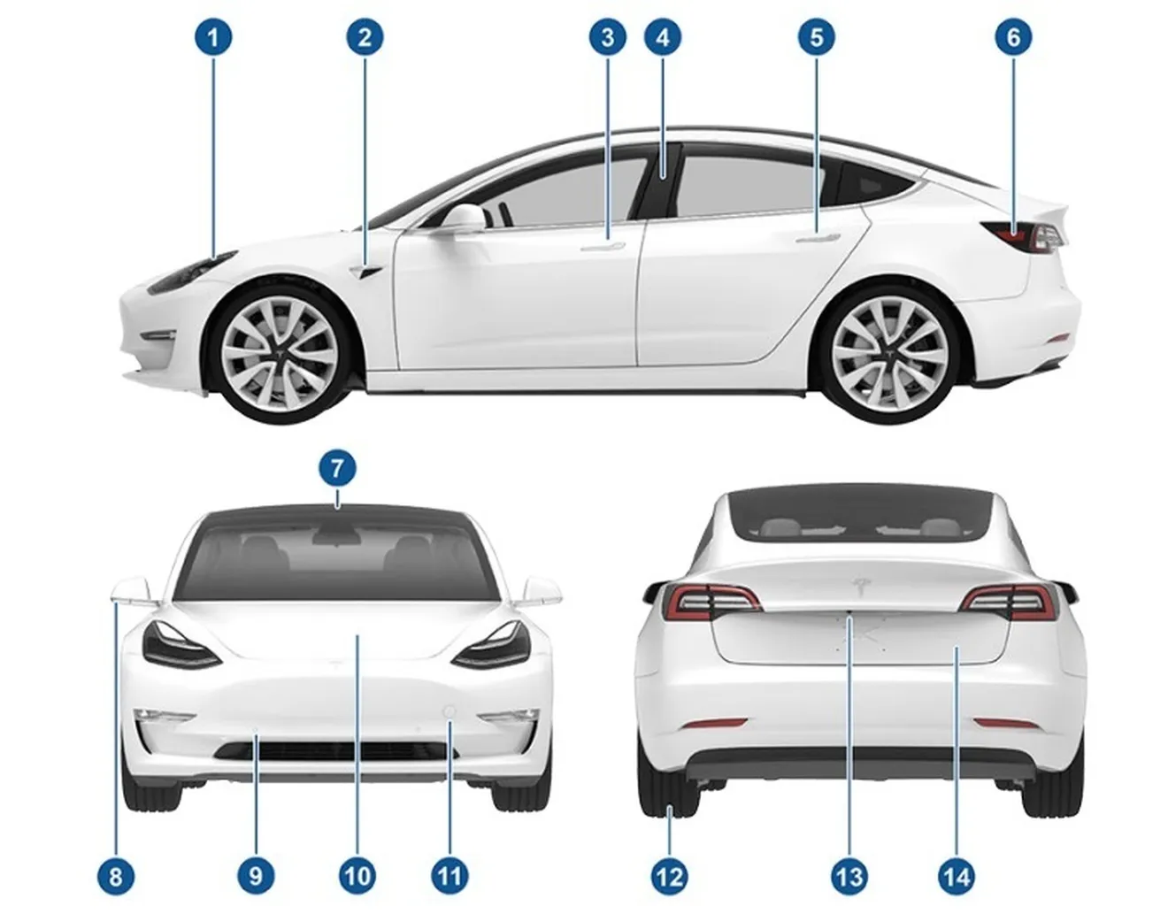 Filtrado el manual de usuario completo del Tesla Model 3