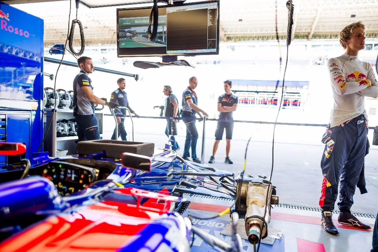 Toro Rosso podría quedarse sin repuestos para el último GP en Abu Dhabi