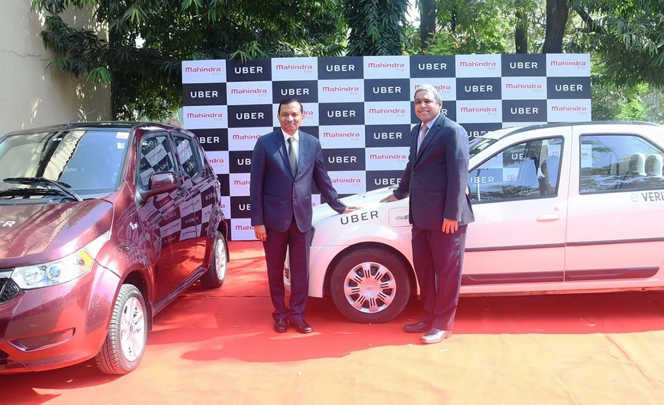 Uber se asocia con Mahindra para usar coches eléctricos en la India