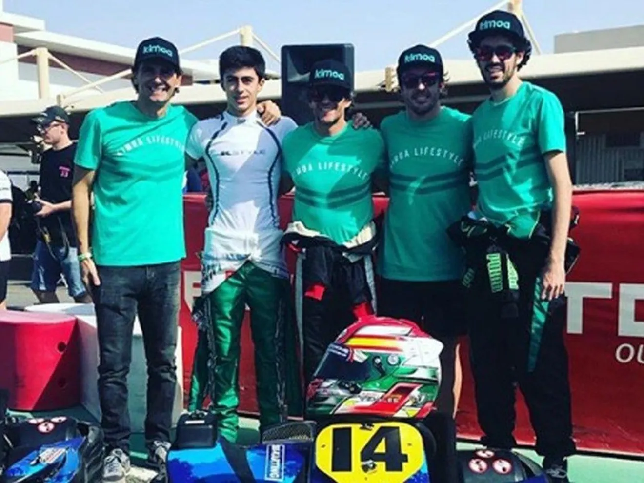 Alonso y su equipo, décimos en las 24 horas de Dubái