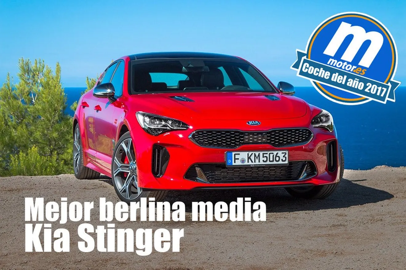 Mejor berlina media 2017 para Motor.es: KIA Stinger