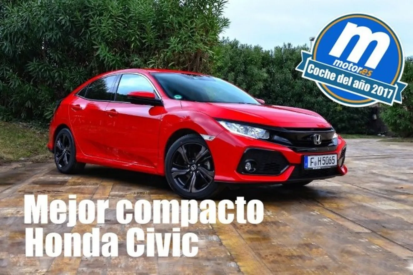 Honda Civic 2017 mejor compacto 2017 para Motor.es