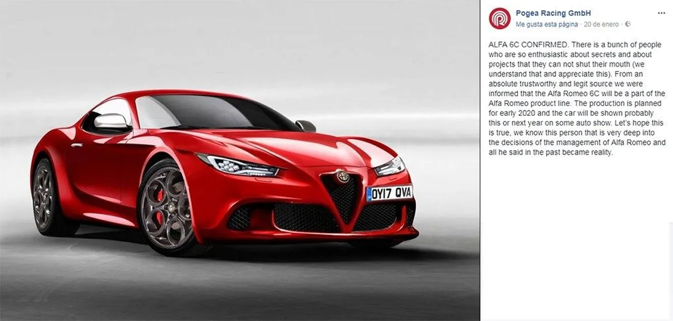 Pogea Racing apunta la confirmación y producción del nuevo Alfa Romeo 6C para 2020