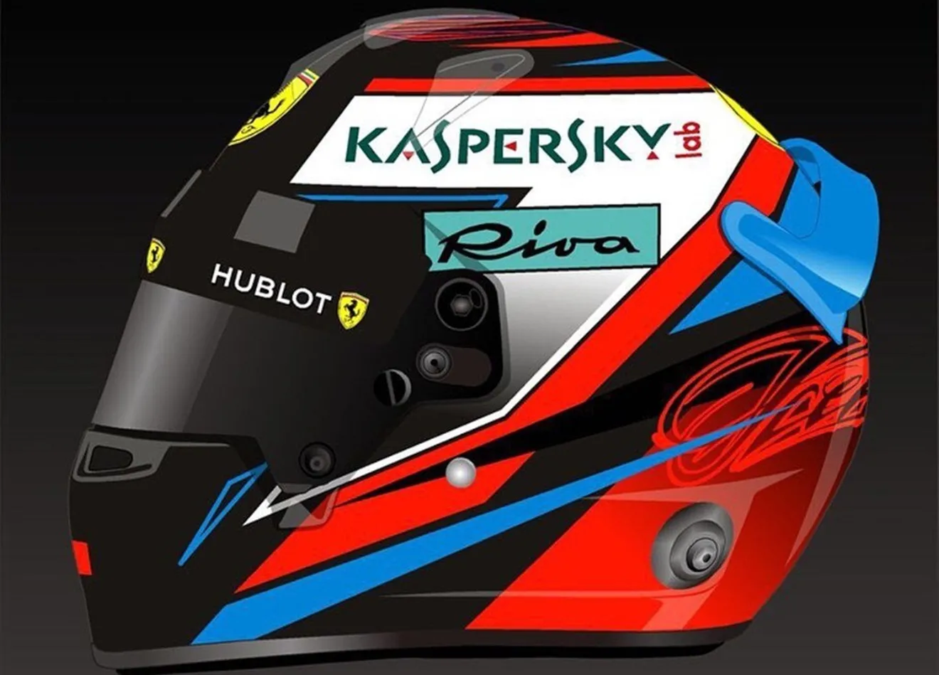Kimi Räikkönen desvela el diseño de su casco para 2018