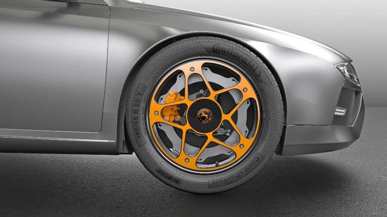 Continental presenta un nuevo concepto de rueda para vehículos electricos