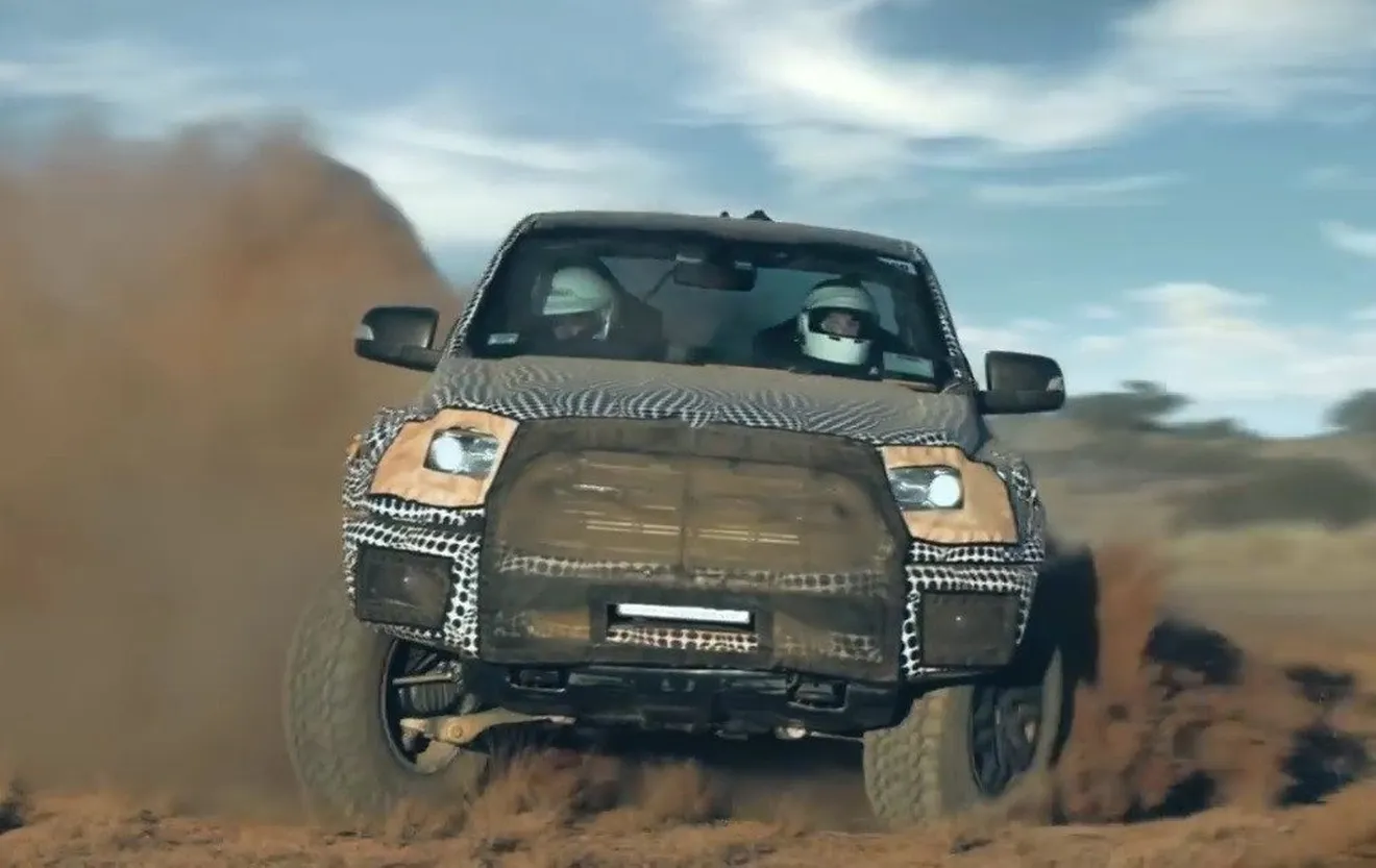 Nuevo vídeo del Ford Ranger Raptor antes de su presentación en febrero
