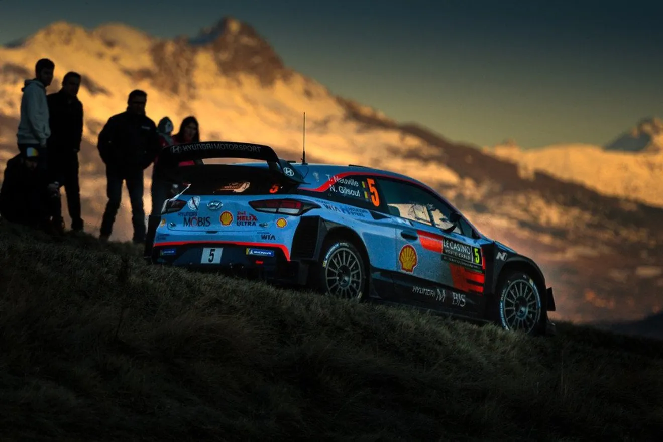 Hyundai lidera el shakedown del Rally de Montecarlo