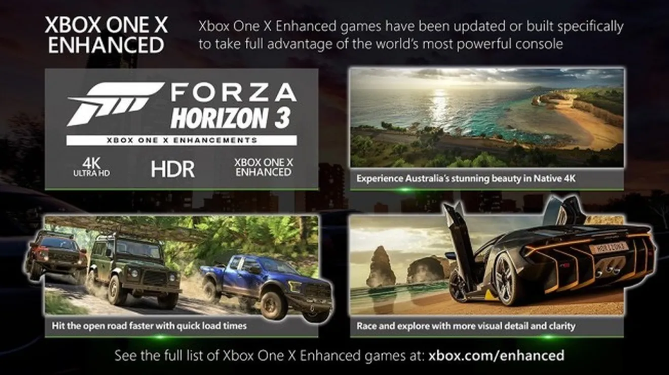 Forza Horizon 3 para Xbox One X