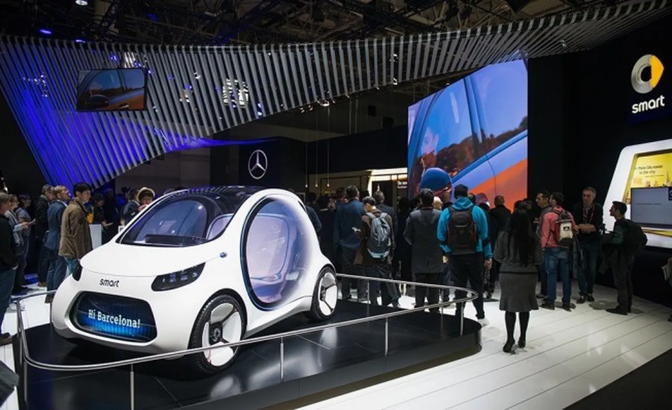 Mercedes-Benz y Smart en el Mobile World Congress 2018