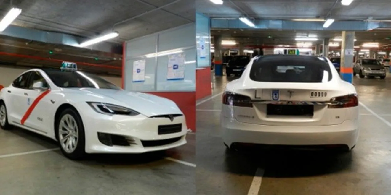 Tesla Model S homologado como taxi en Madrid