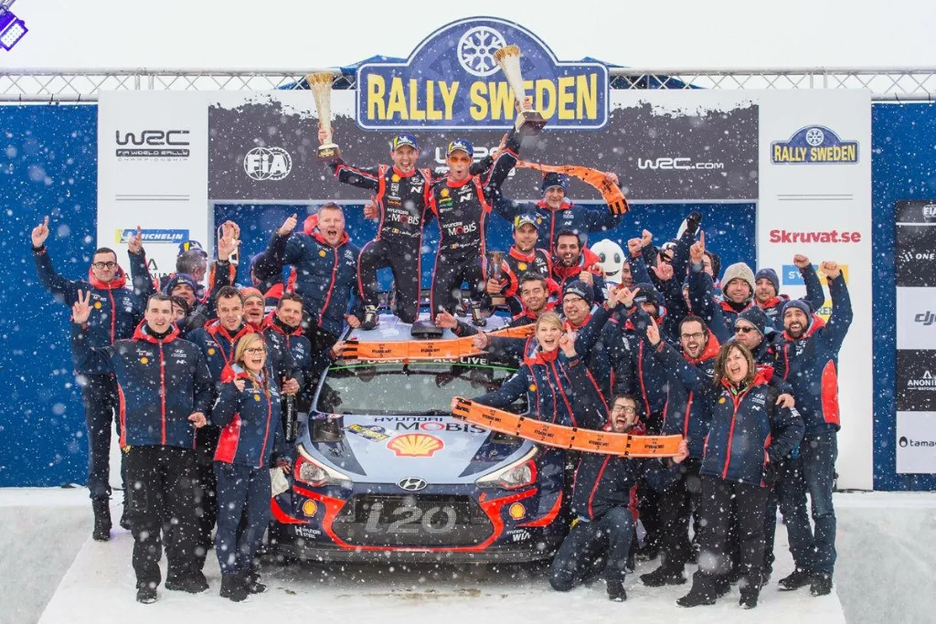 Histórico triunfo de Thierry Neuville en el Rally de Suecia