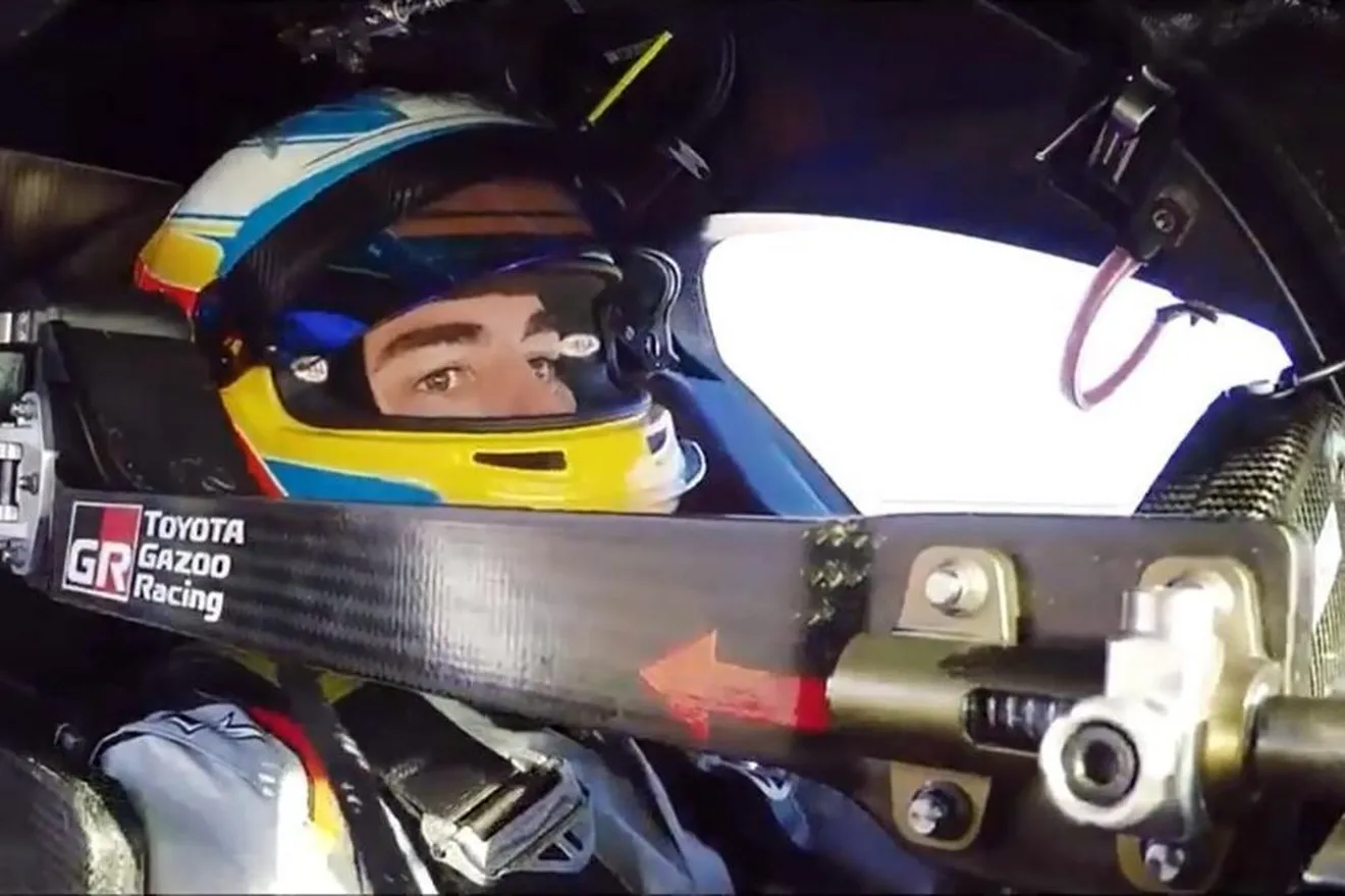 [Vídeo] Alonso con el Toyota TS050 Hybrid en MotorLand
