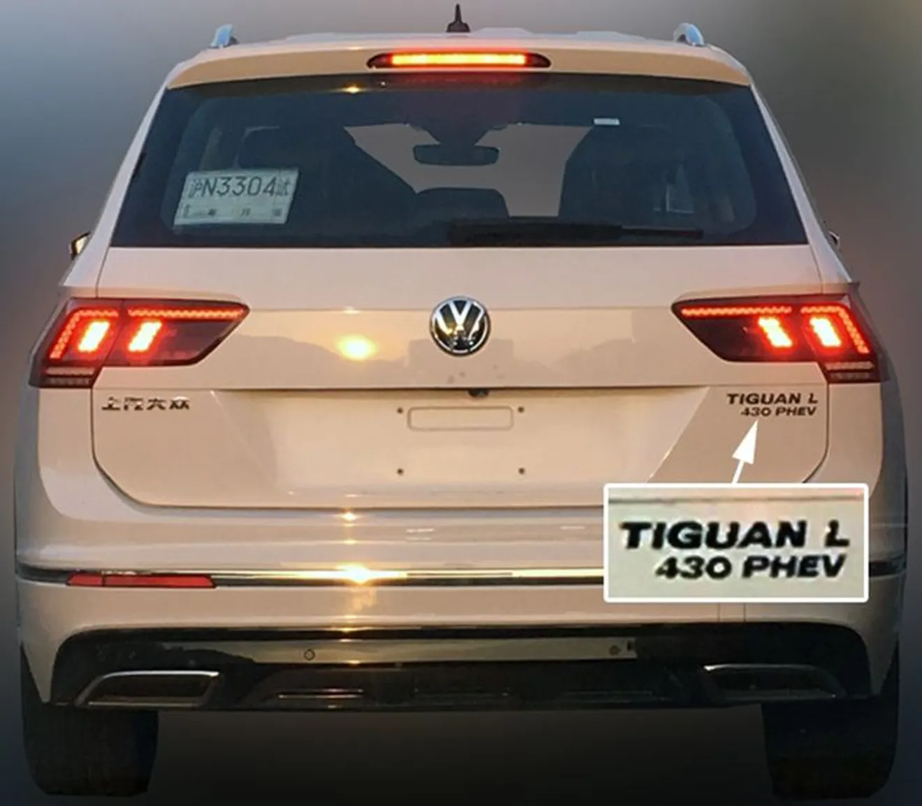 Volkswagen trabaja en un Tiguan Allspace híbrido para China