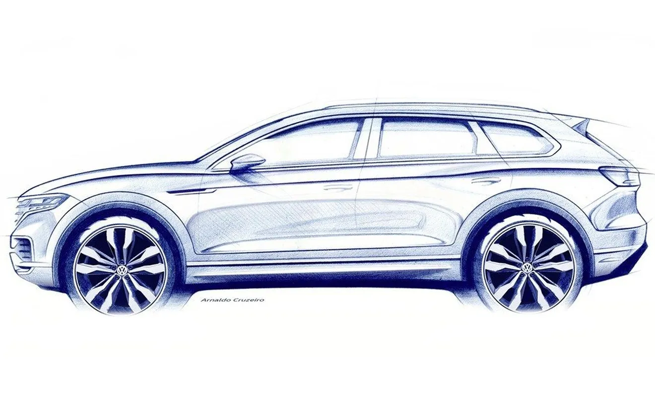 Ya es oficial: el nuevo Volkswagen Touareg debutará en el Salón de Pekín 2018