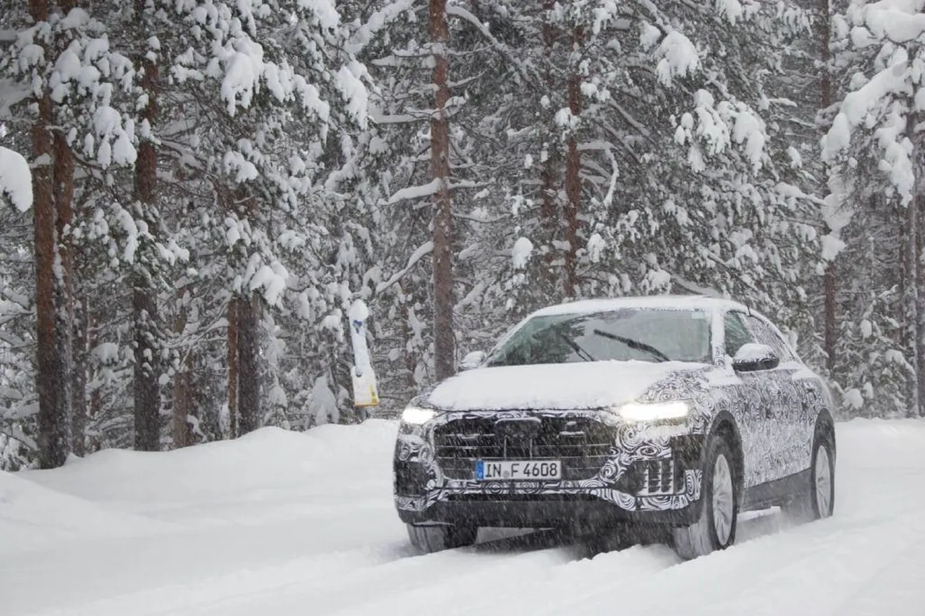 Audi explica las pruebas de invierno realizadas con el nuevo Q8