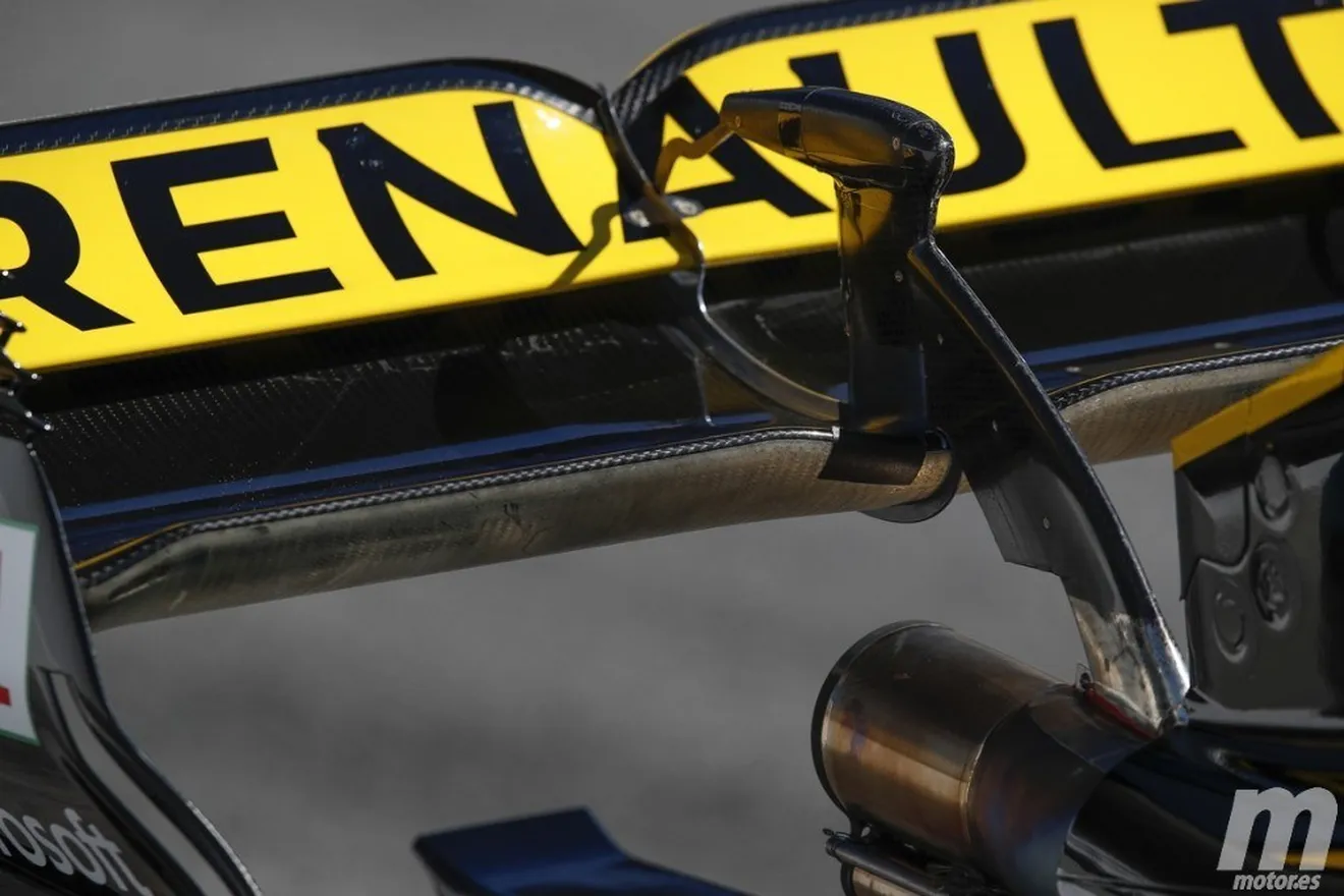 La FIA vigila de cerca el sistema de soplado del alerón trasero de Renault