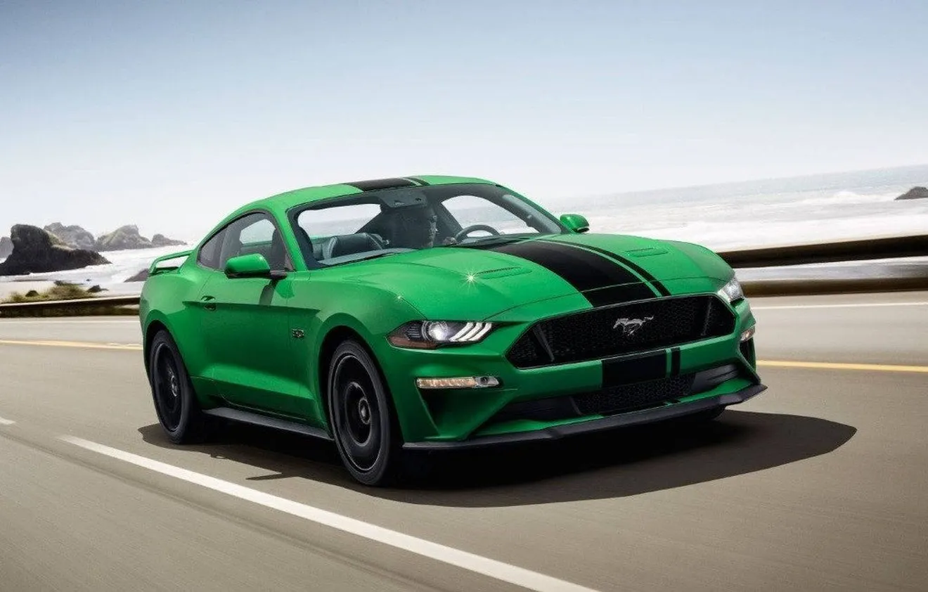 Ford desvela la nueva opción de color Need for Green para el Mustang 
