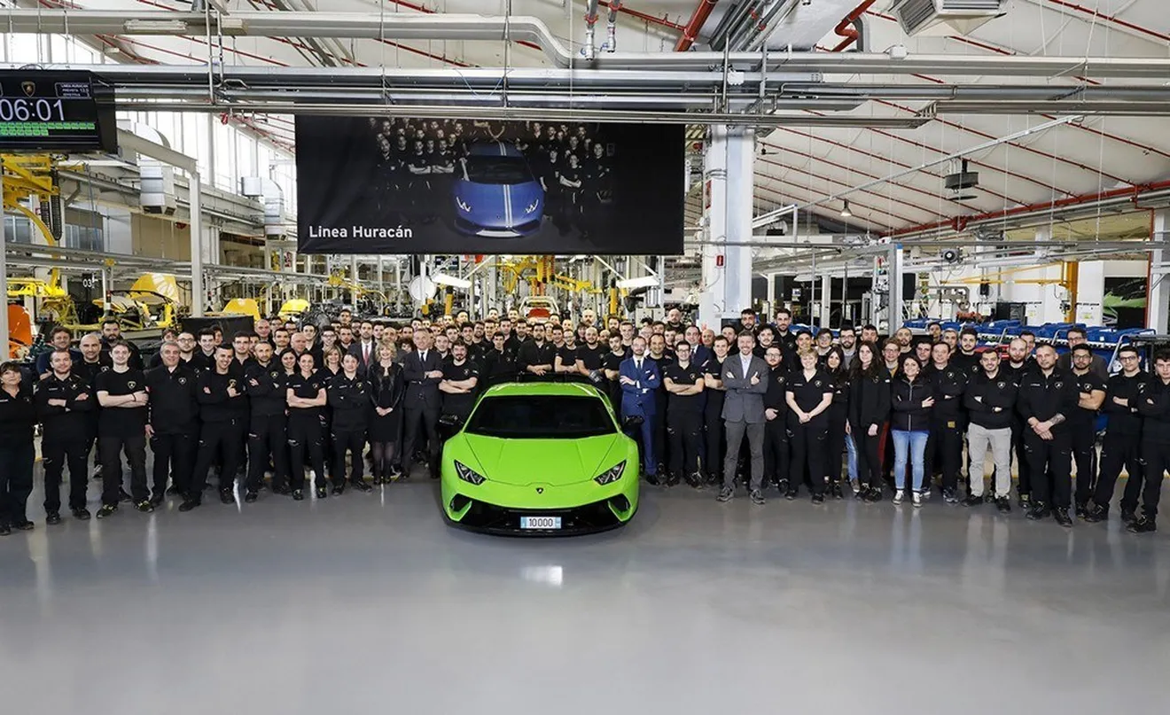 Lamborghini produce la unidad 10.000 del Huracán, todo un éxito de ventas