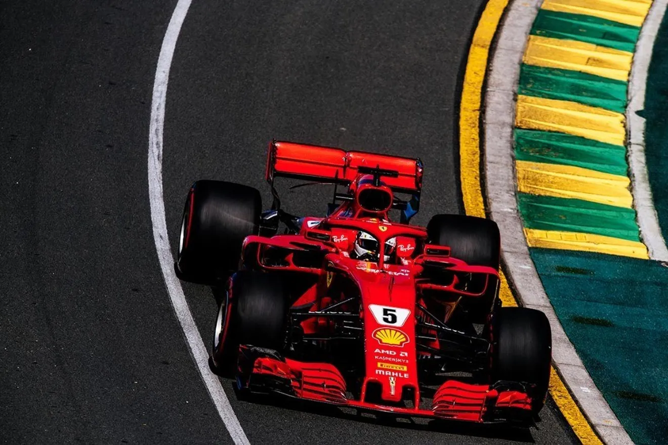Vettel, al frente de los mojados terceros libres