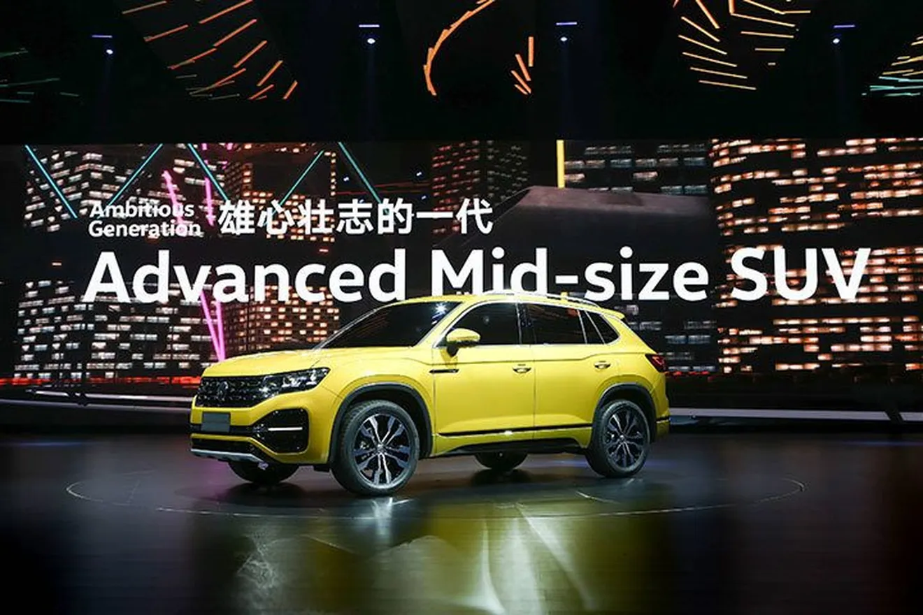 Nuevo Volkswagen Advanced Mid-Size SUV solo para China
