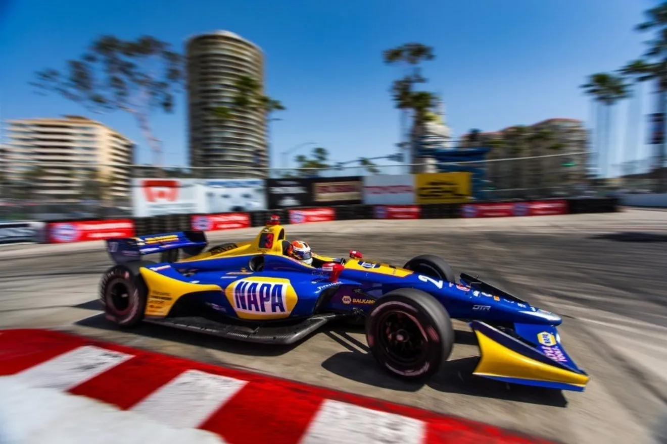 Andretti marca el ritmo en Long Beach con Rossi y Hunter-Reay