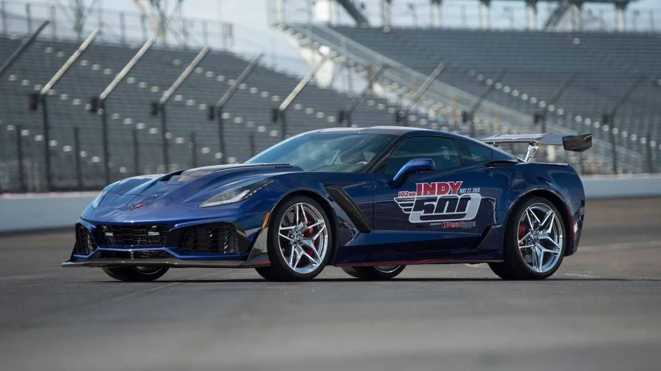 El Chevrolet Corvette ZR1 será el Pace Car más potente de la Indy 500