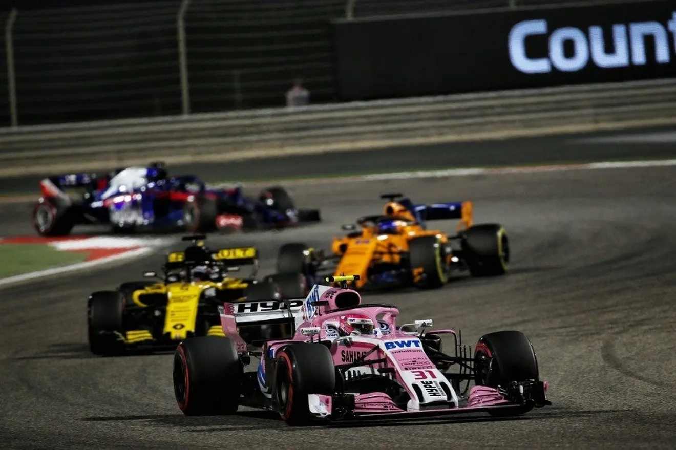 Force India rescata un punto en Sakhir: "Fue una carrera muy dura"