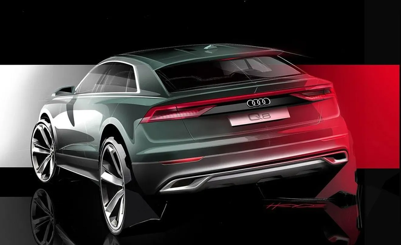 Audi adelanta el diseño de la zaga del nuevo Q8, el esperado SUV de lujo