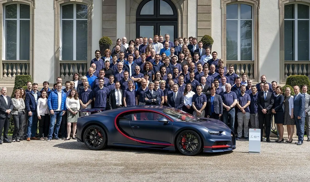 El Bugatti Chiron número 100 tendrá como destino Oriente Medio