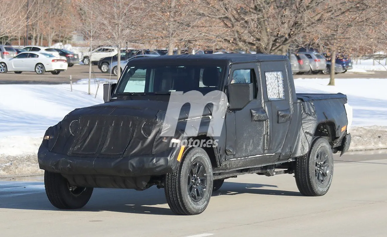 Un nuevo vistazo al Jeep Scrambler, la esperada variante pick-up del Wrangler