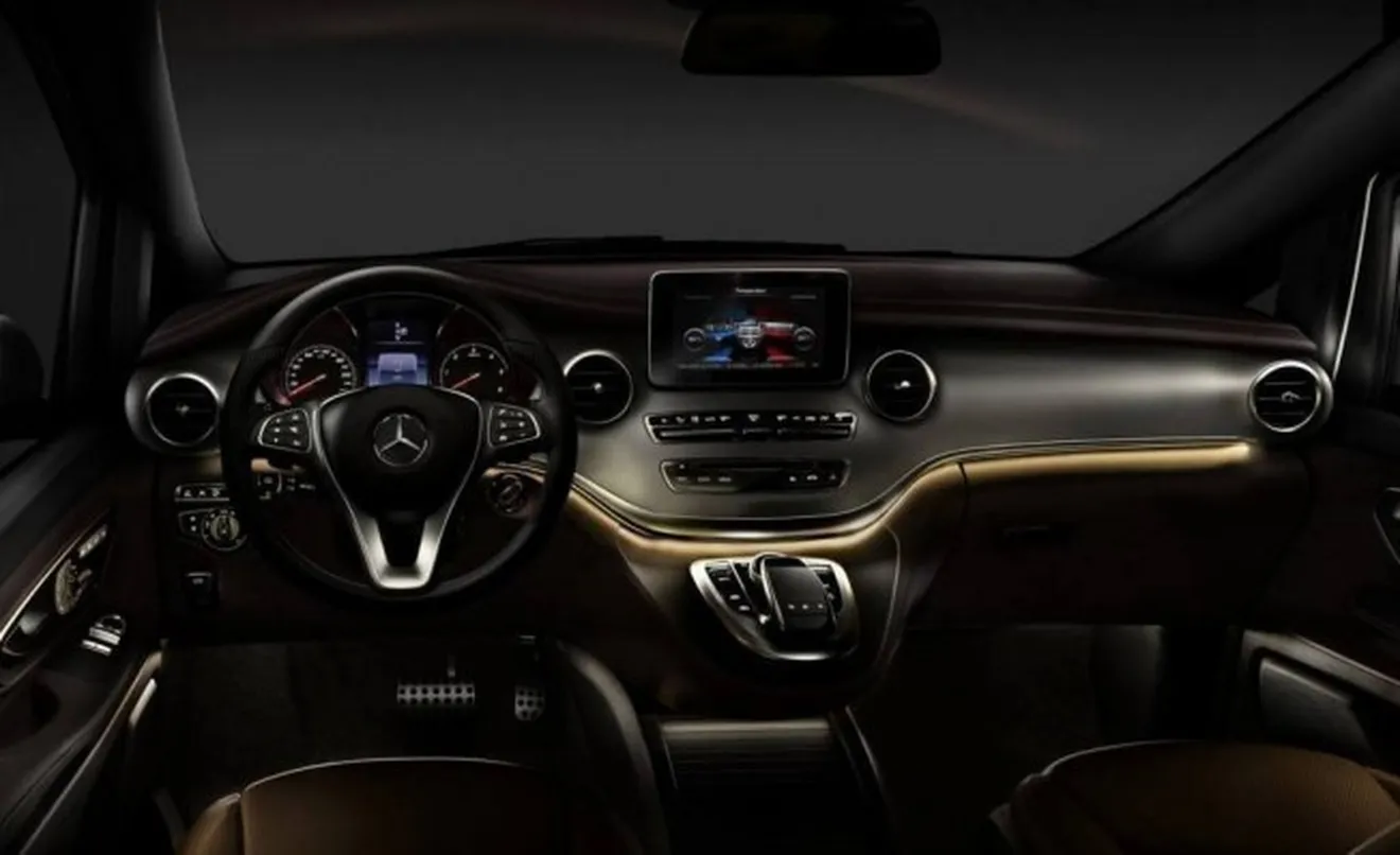 Mercedes Clase V Night Edition - interior