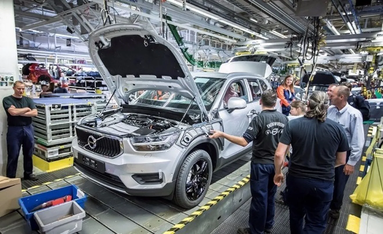 Producción del Volvo XC40 en Gante, Bélgica