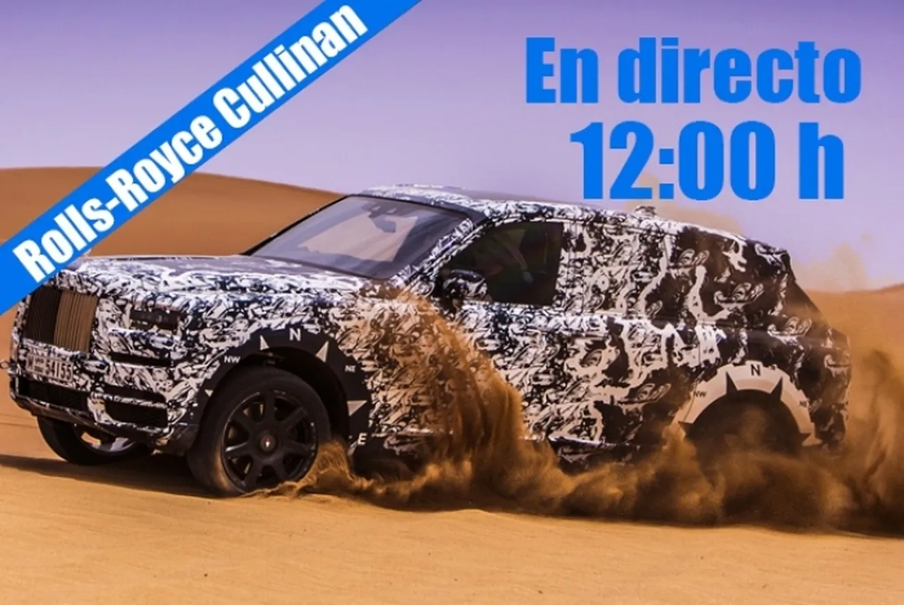 Sigue en directo la presentación del nuevo Rolls-Royce Cullinan