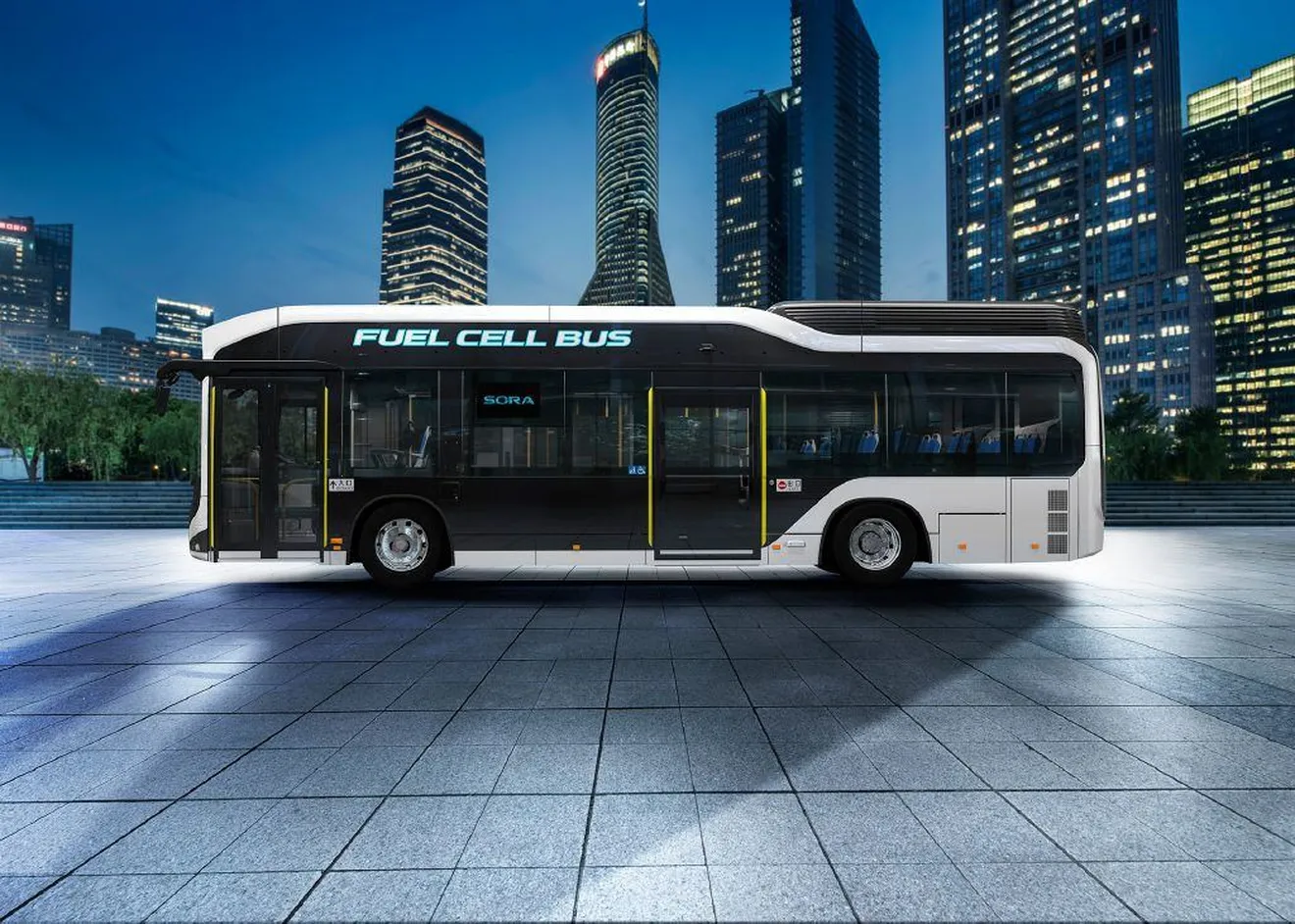Toyota comienza la producción de su nuevo autobús de hidrógeno