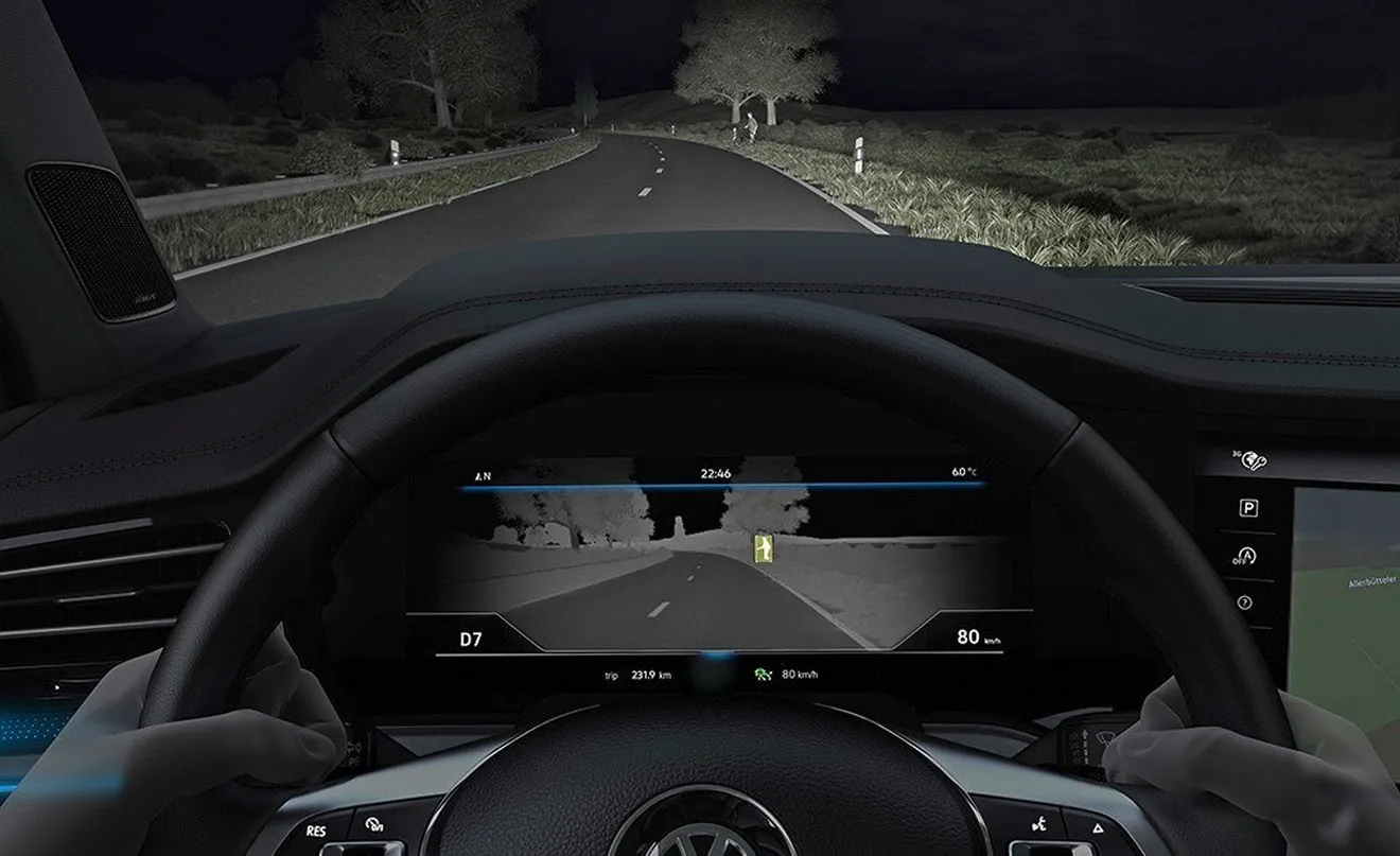 Volkswagen Night Vision: así funciona la nueva tecnología que estrena el Touareg