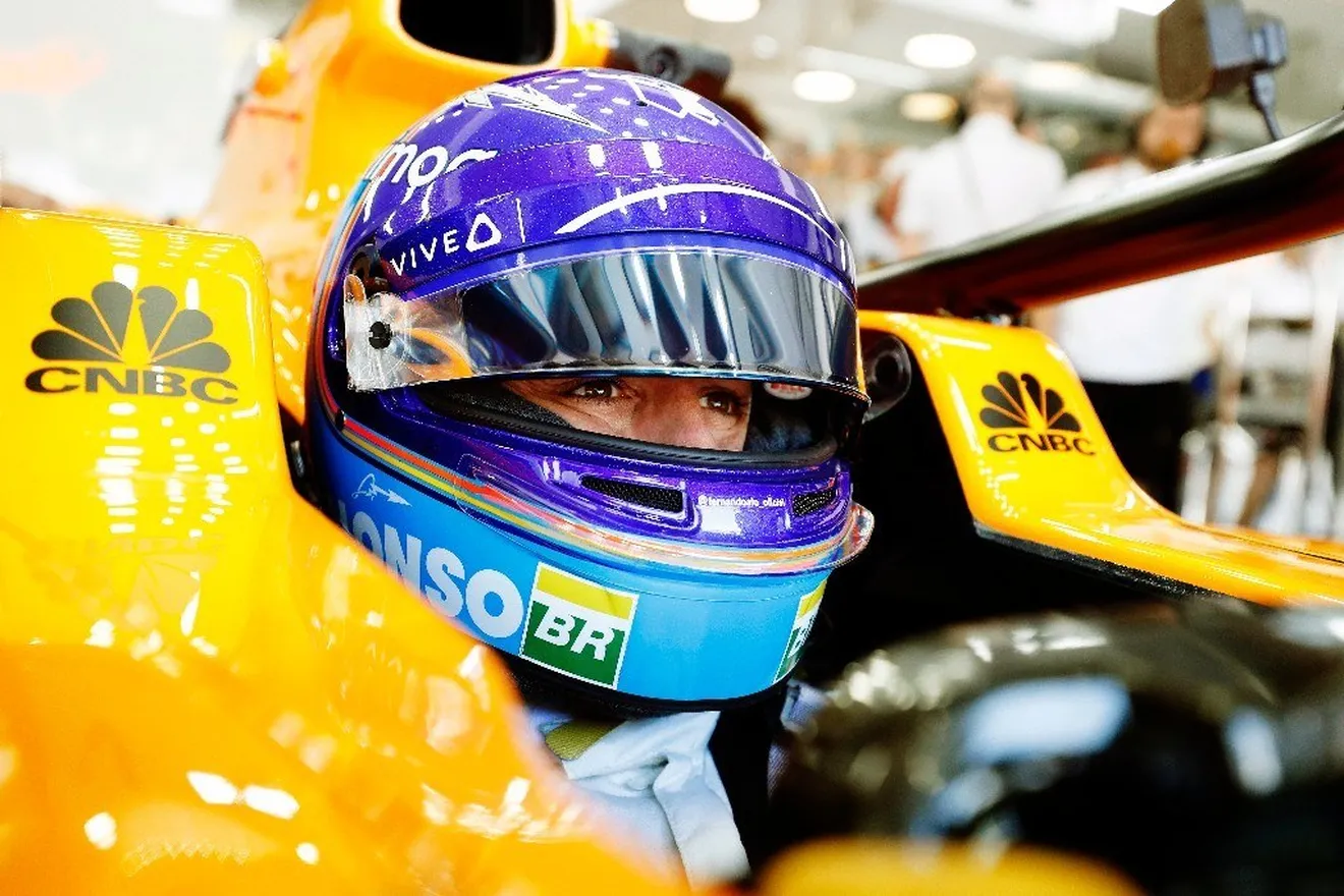Alonso, cansado de esta F1: "Mañana esperamos lo de siempre, un tren de coches"